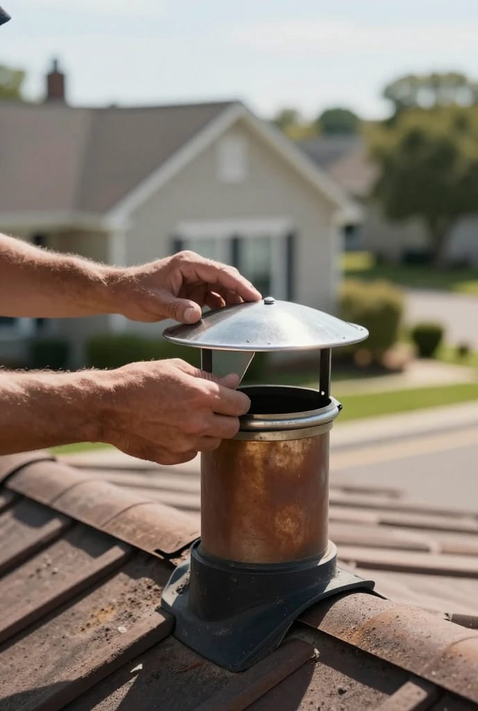 Chimney inspection icon